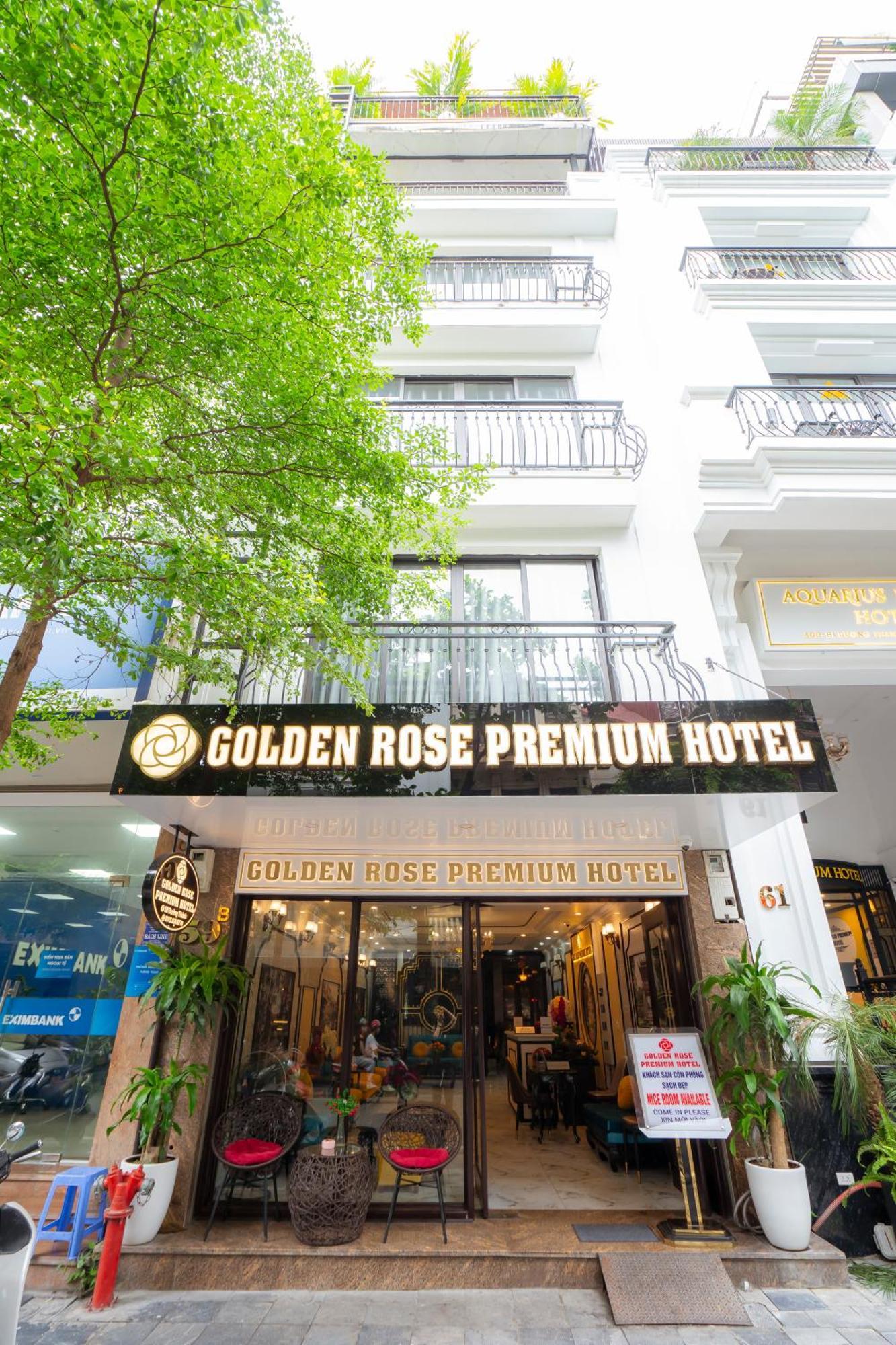 Golden Rose Premium Hotel Hanoi Bagian luar foto