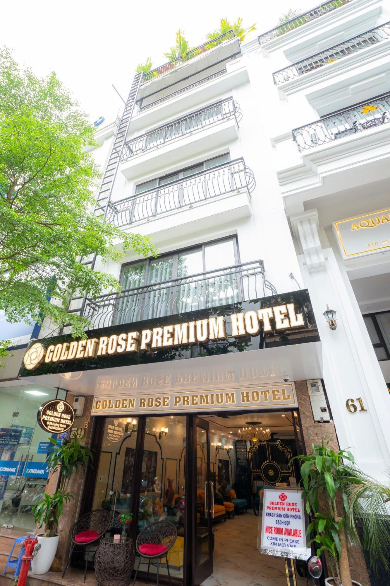Golden Rose Premium Hotel Hanoi Bagian luar foto