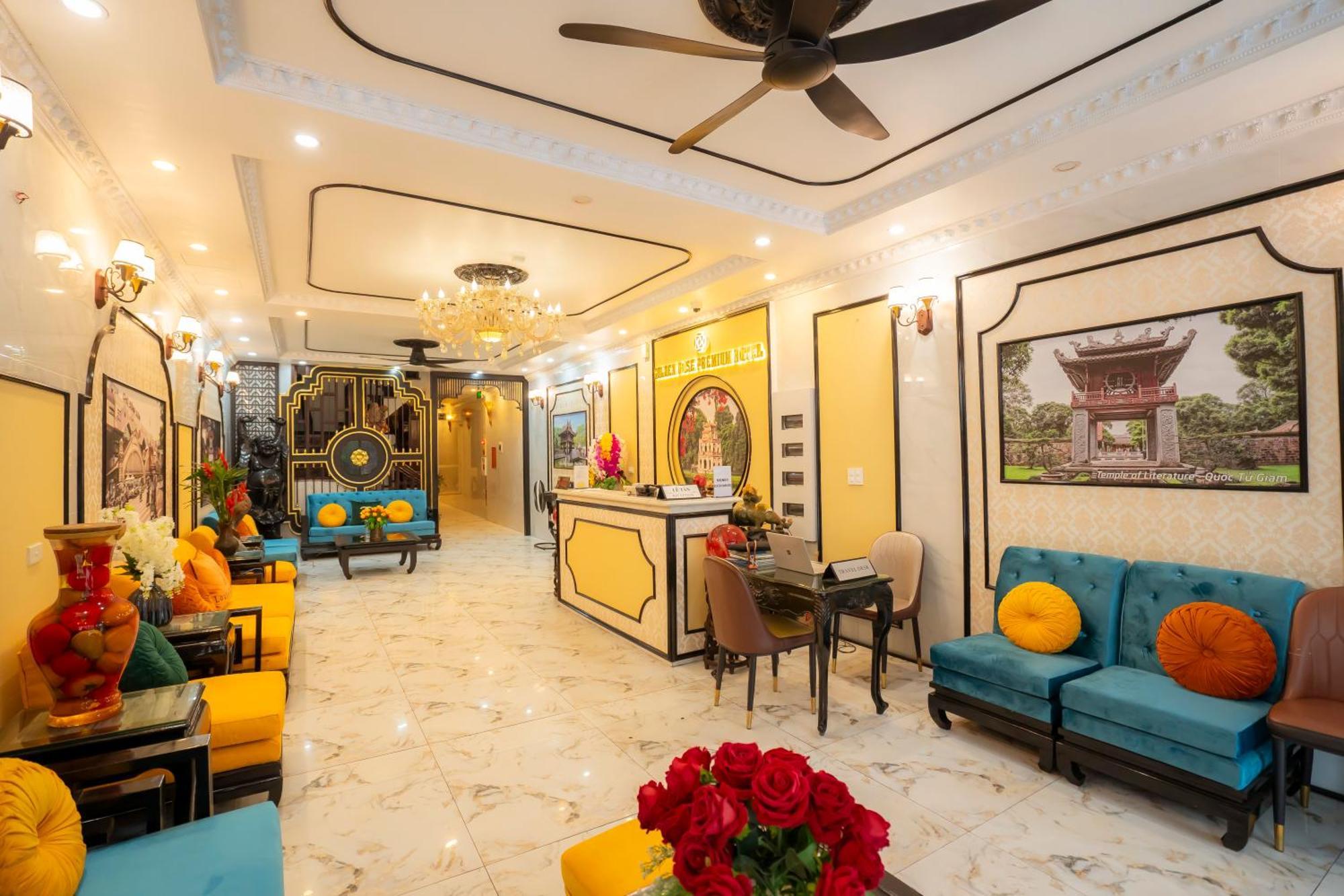 Golden Rose Premium Hotel Hanoi Bagian luar foto